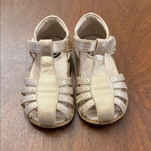 Gold Livie and Luca sandals